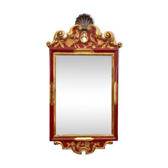 Miroir rouge de mur 40x78cm