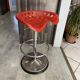 Red stool Faucheuse swivel Etienne Fermigier mirima 70