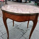 Old side table louis xv style tray