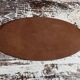 Oval beveled mirror 40 x 20.5 cm