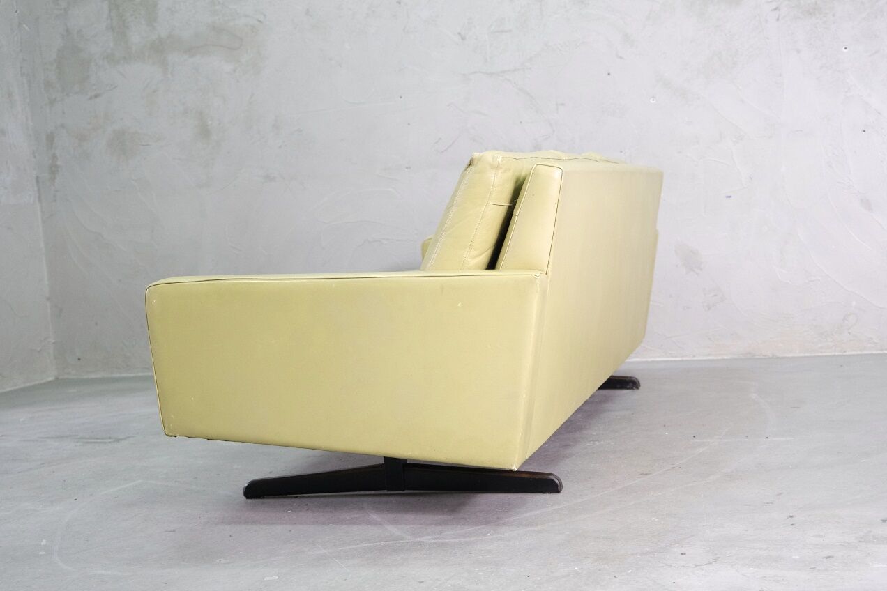 Mid-Century Scandinavian Leather Sofa, 1960s