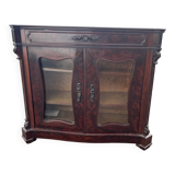 Napoleon III style mahogany display cabinet