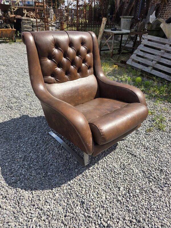 Fauteuil Varam pieds luge