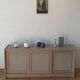 Scandinavian woden long sideboard.