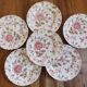 Lot 6 dessert plates Johnson Brothers Rose Chintz series
