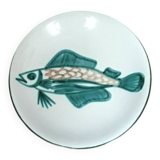 Vintage ceramic plate signed Robert Picault Vallauris