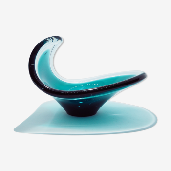Paul Kedelev's Flygsforsn turquoise glass bowl