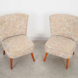 Ensemble de deux fauteuils en hêtre, design danois, années 1970, production: Danemark