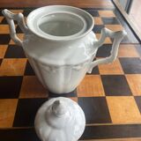 White porcelain sugar bowl