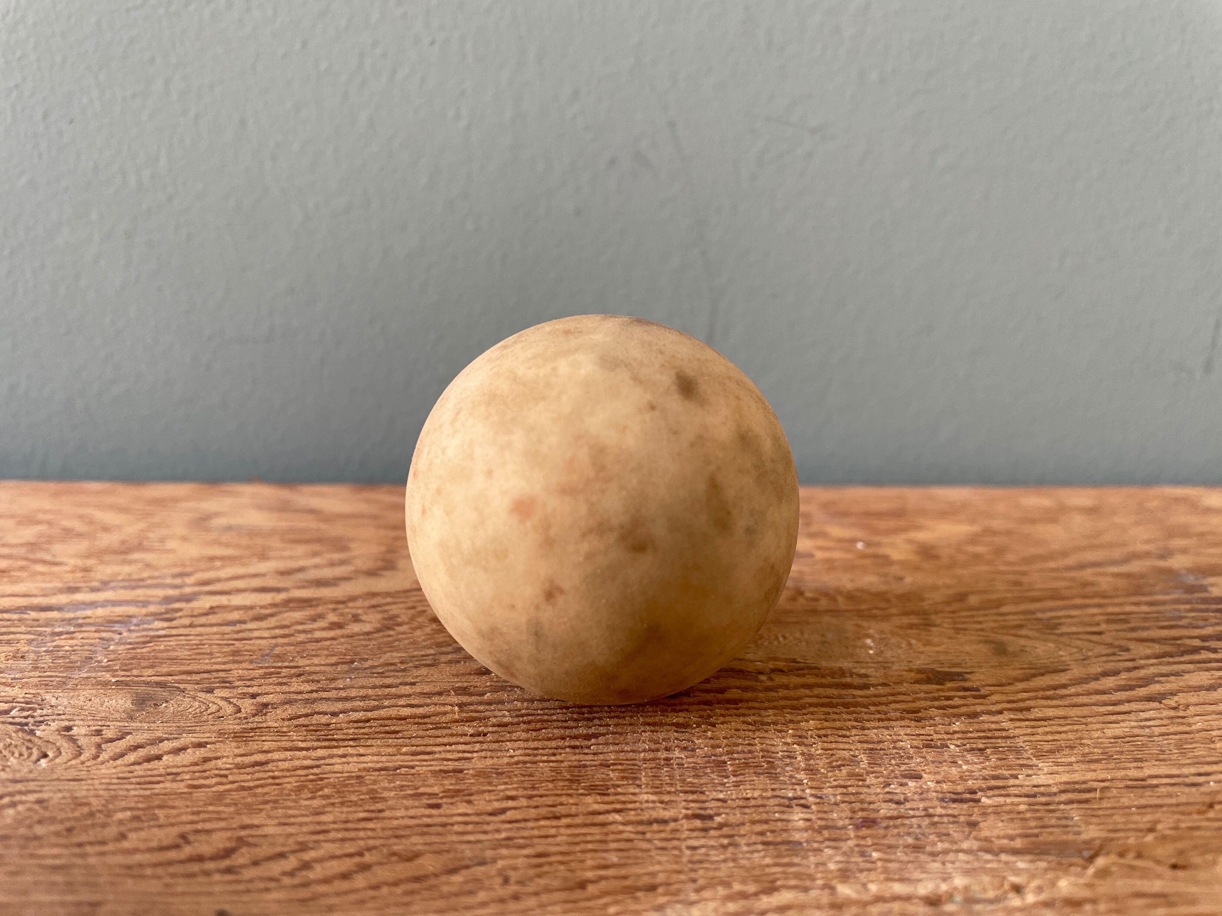 Old painted wooden bowling game