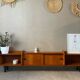 Vintage wooden sideboard from the 60s (shallow)
