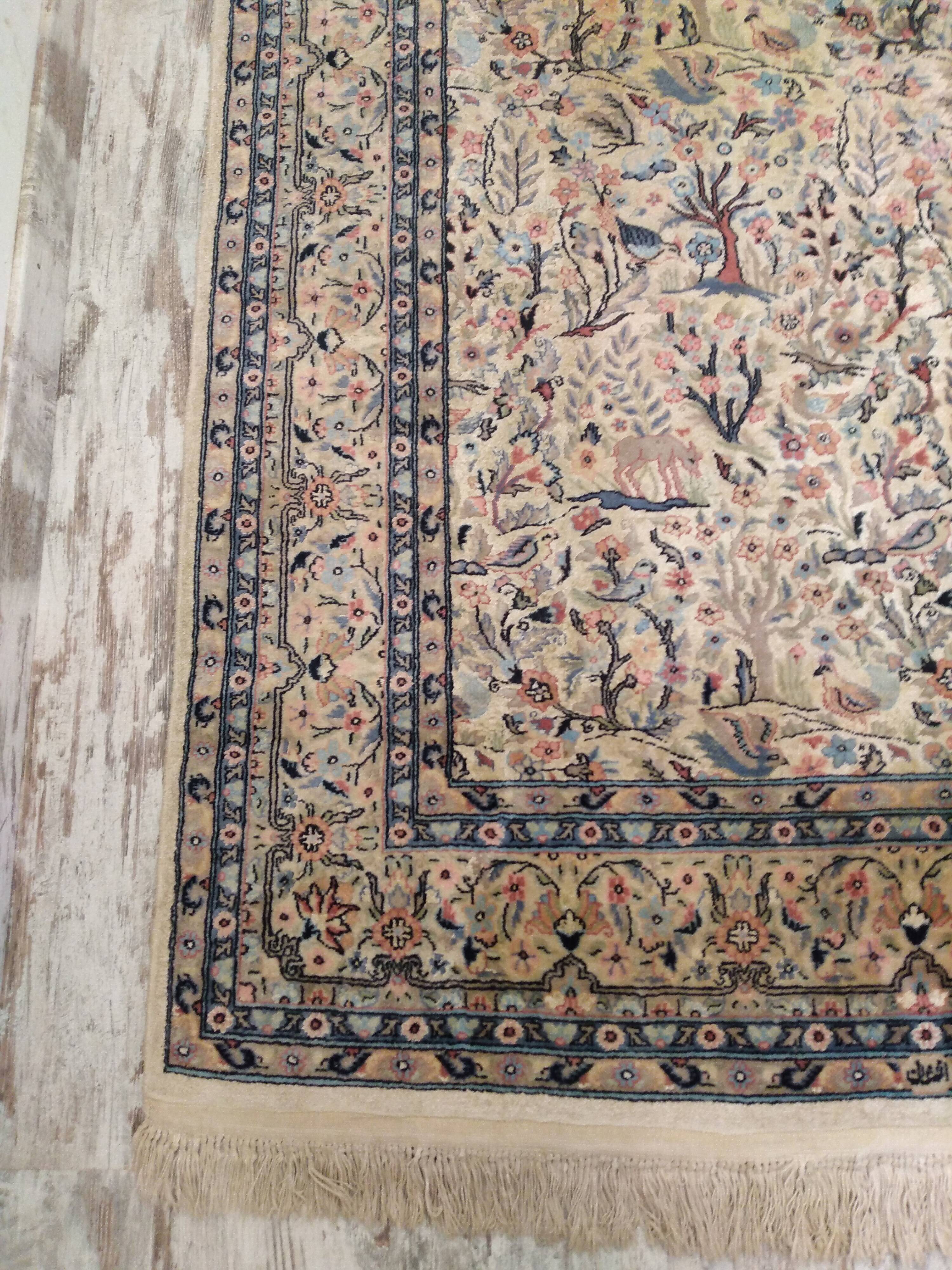Antique Persian Tree of Life Rug