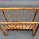 1960s uluv solid beech magazine stand, czechoslovakia