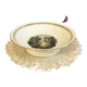 Compotier dish on porcelain piedouche mehun on yevre la gazelle retro
