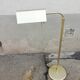 Vintage metal floor lamp painted gold