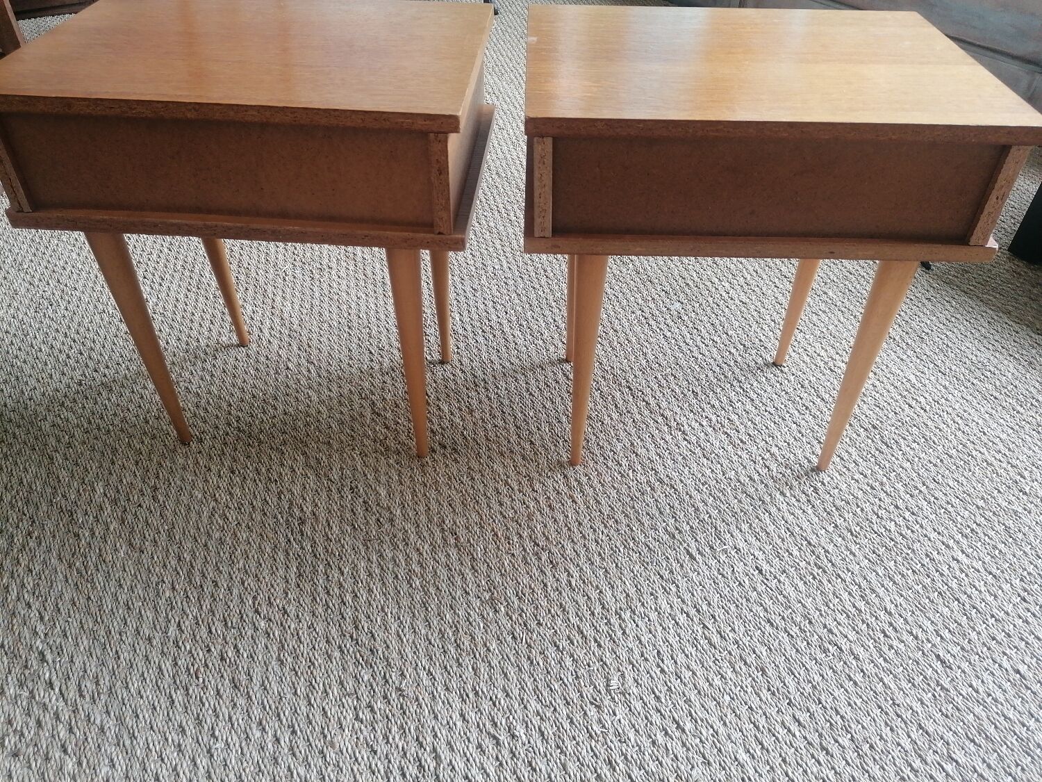 Set of 2 bedside tables year 50