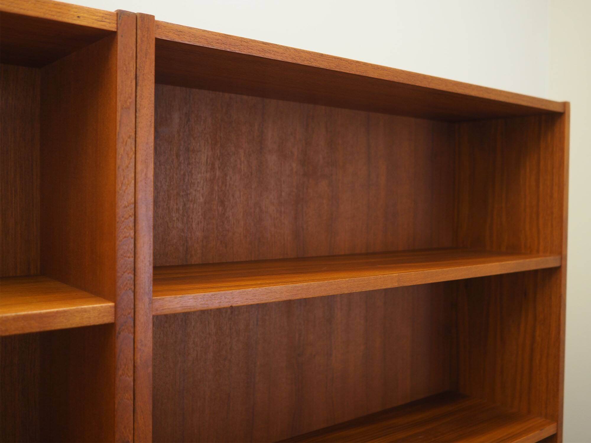 Set of three teak bookcases, Danish design, 1960s, made in Denmark