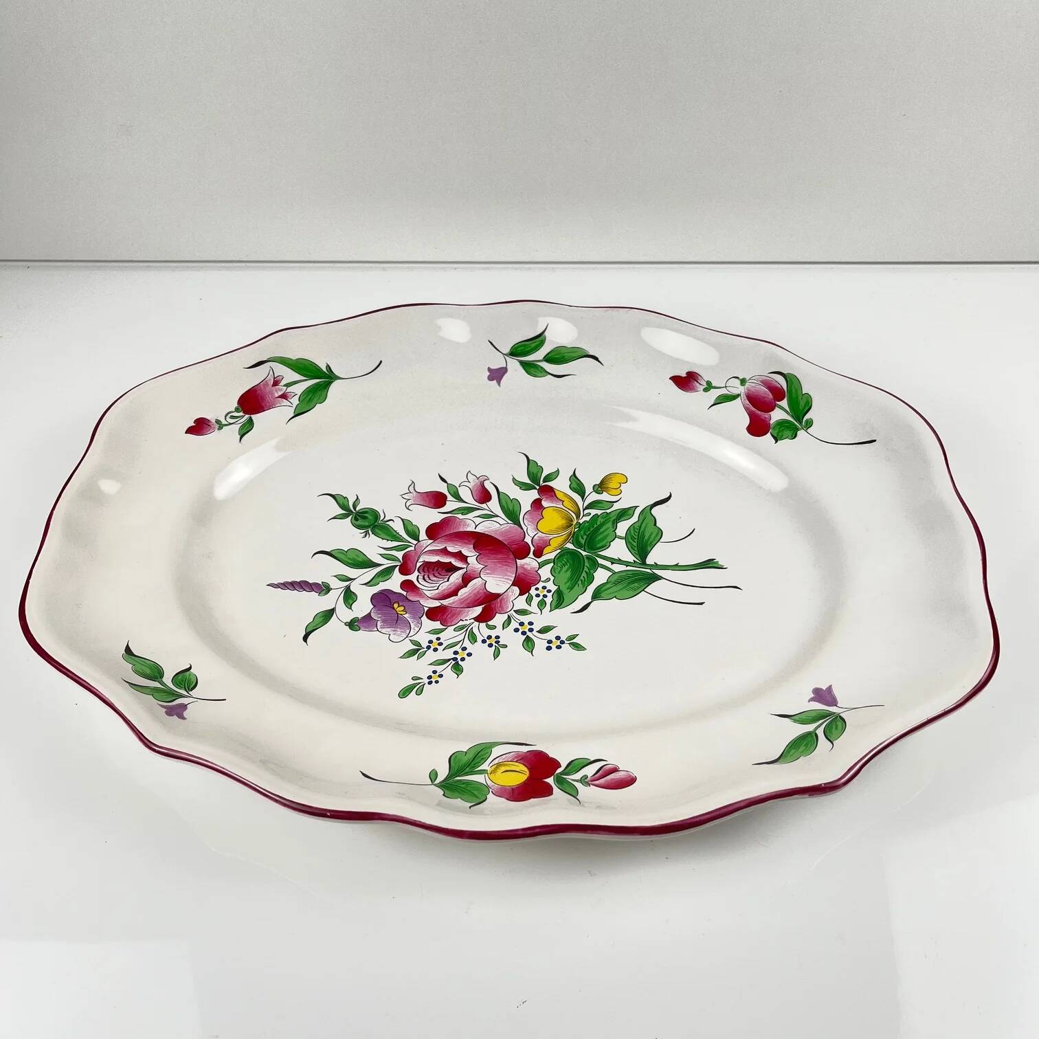 Oval flat plate model Réverbère by KG Lunéville