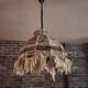 Vintage wool lampshade with fringes