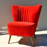 Red armchair 60s