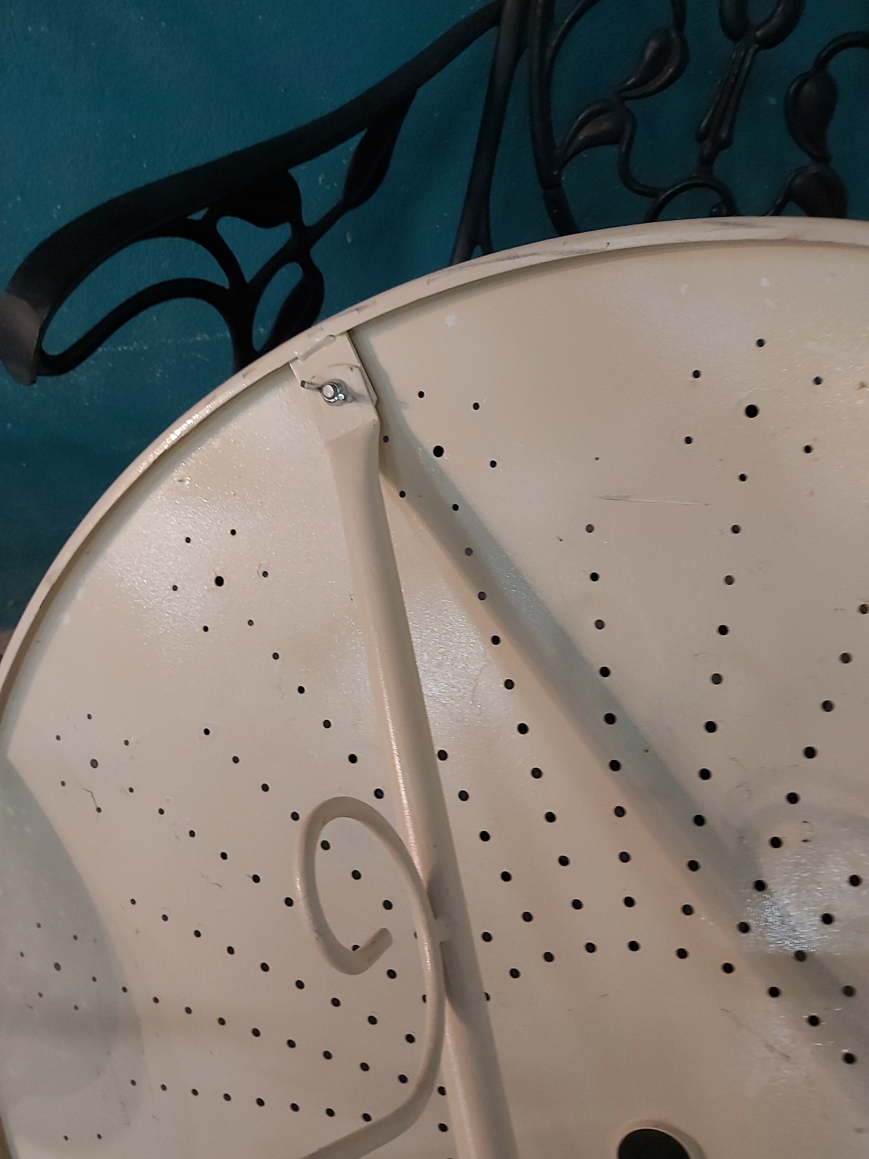 Wrought iron garden living room