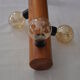 Suspension vintage wood 3 lights
