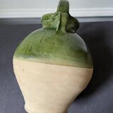 Green terracotta jar