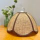 Rattan flower hanging lamp