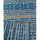 Hand-made blue kilim in pure wool - 215x125cm