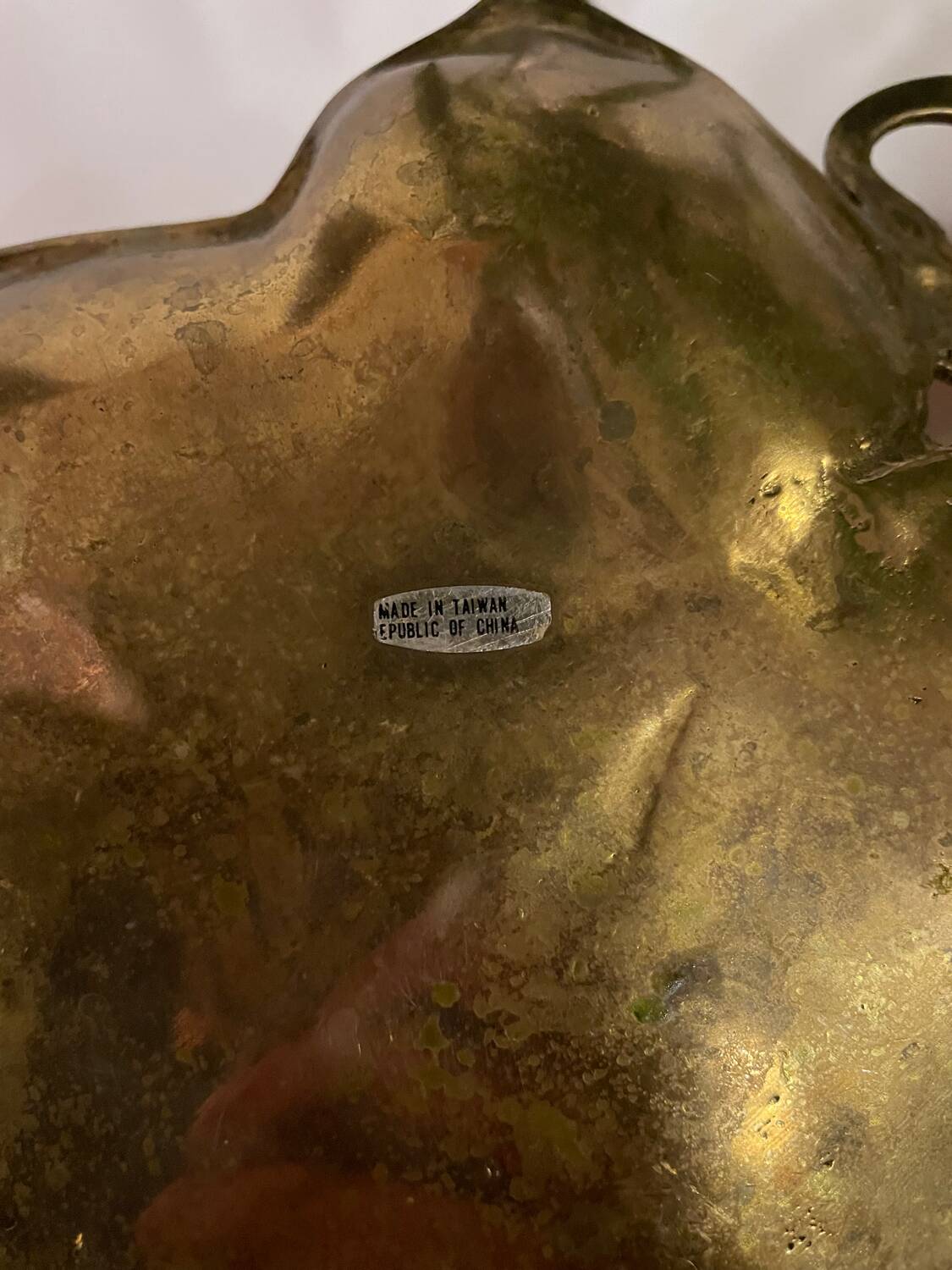 Brass leaf Taiwan pocket tray