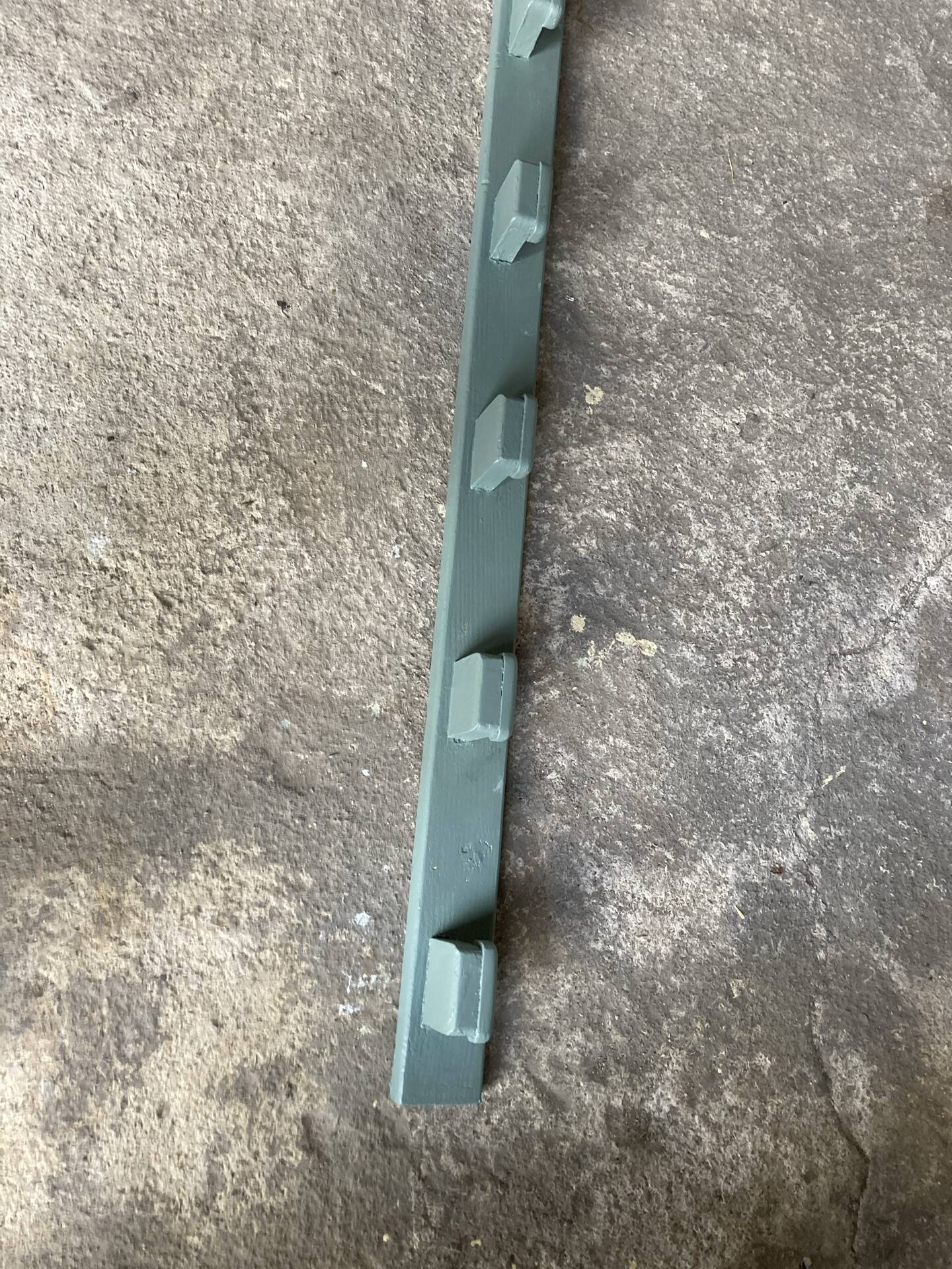 Wall coat rack with 10 hooks