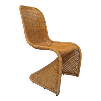 Chaise en rotin