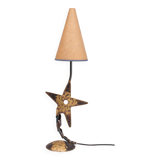 Robert Kostka handmade Star Table lamp 1980s France