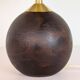 Wooden bedside lamp