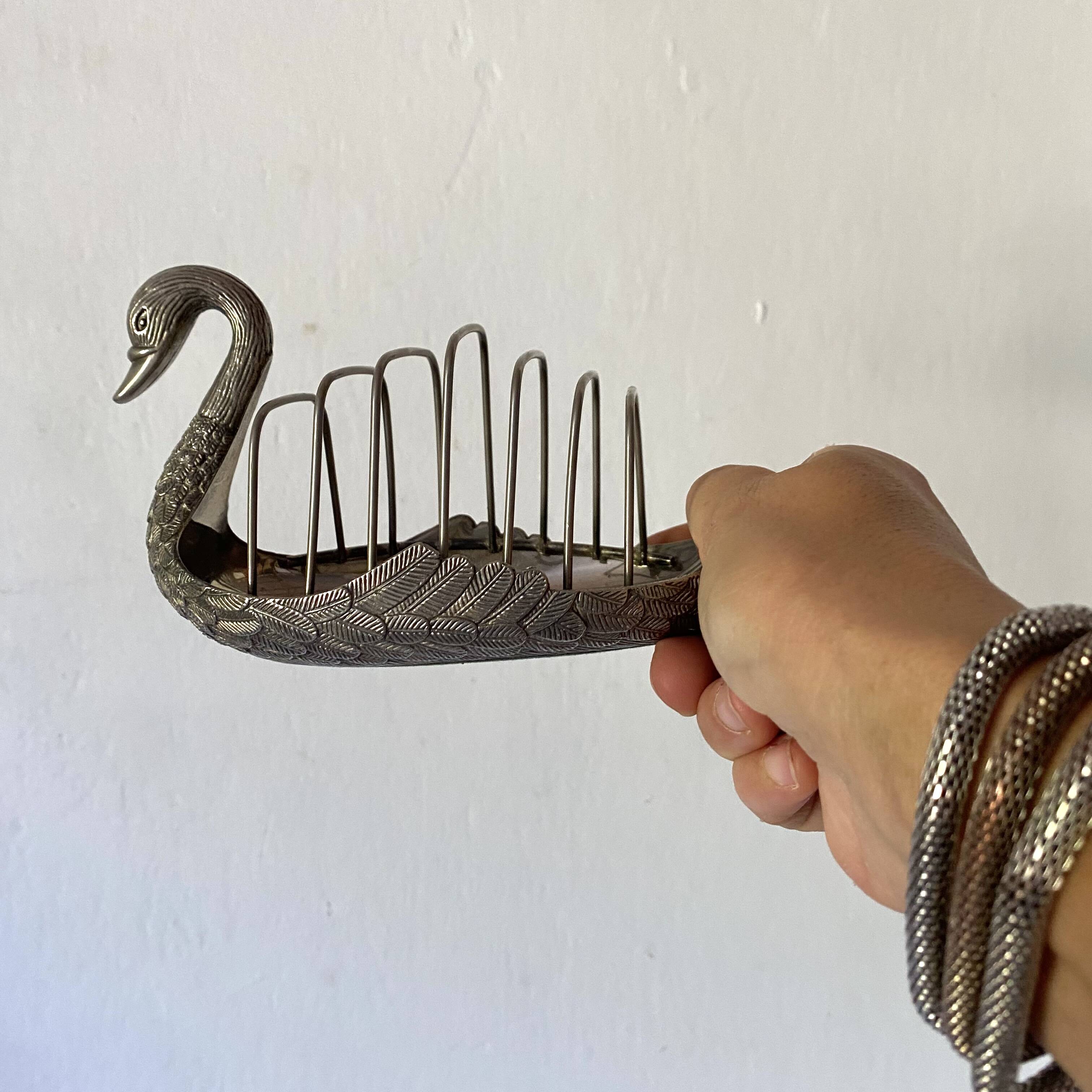 Swan toast holder early 80s