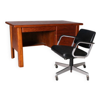 Desk with task chair, 1970s, United States