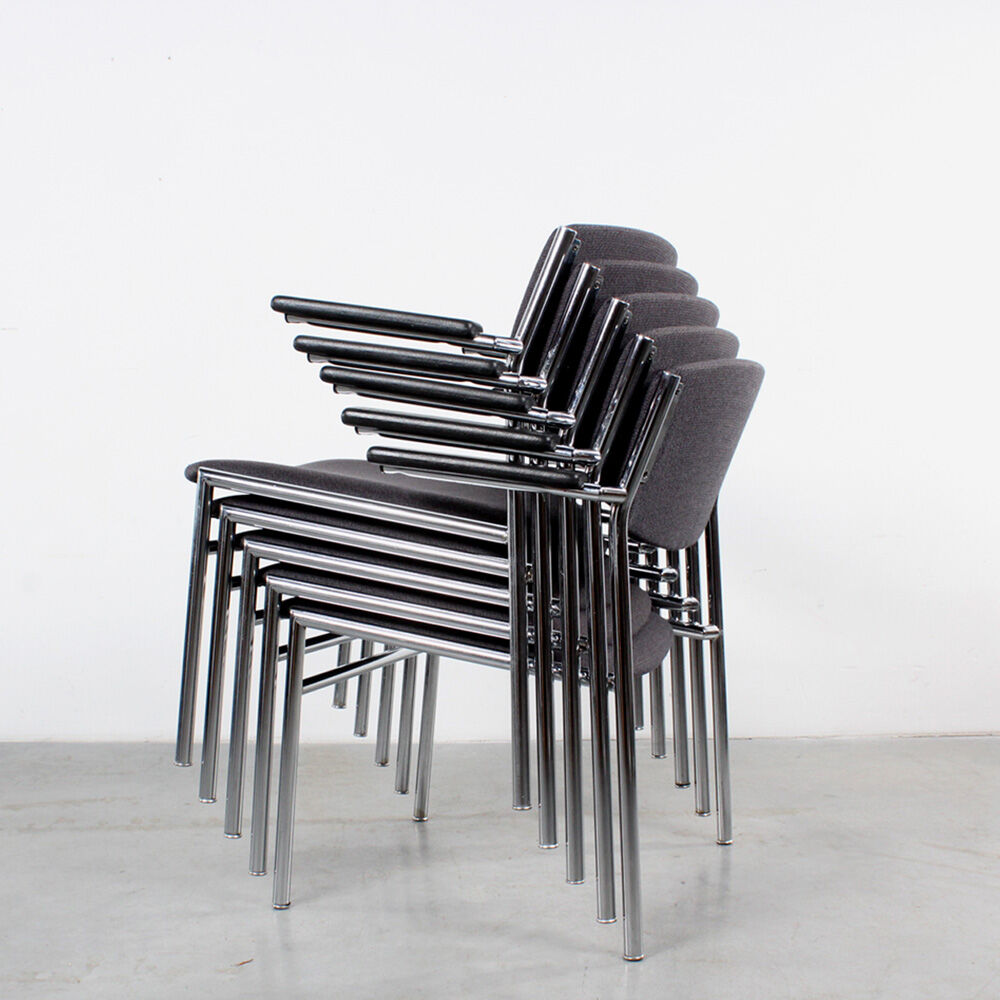 Stackable lounge armchairs by Gijs van der Sluis