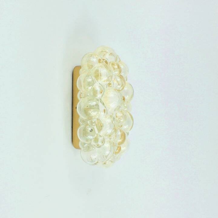 Mid-Century Bubble Glass Wall Lamp by Helena Tynell for Limburg, 1960s