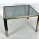 Mid-Century Modern chrome and brass side table, Romeo Rega style. 70s