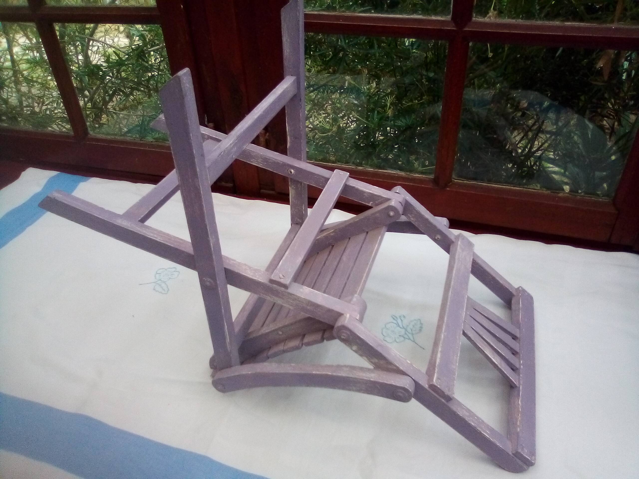 Wooden children's chair