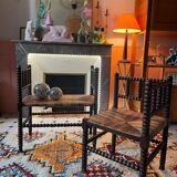 Bench and armchair set