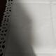 Old white cotton pillowcase 63 x 69 cm