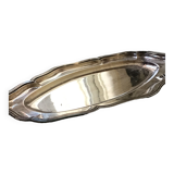 Large silver tray with hallmark