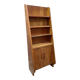 Vintage oak library designed in the 1950s.