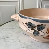 Eared salad bowl digoin sarrreguemines 30s-40s