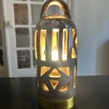 openwork ceramic lamp