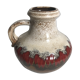 Old Scheurich glazed ceramic jug, 70's