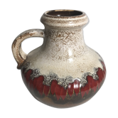 Old Scheurich glazed ceramic jug, 70's
