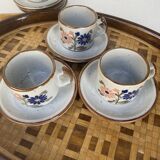 Vintage sandstone coffee cups