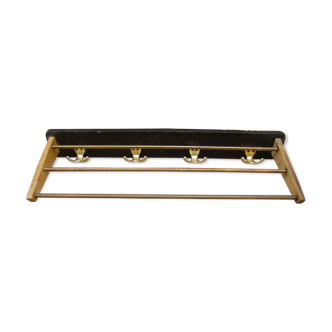 Vintage wall coat rack